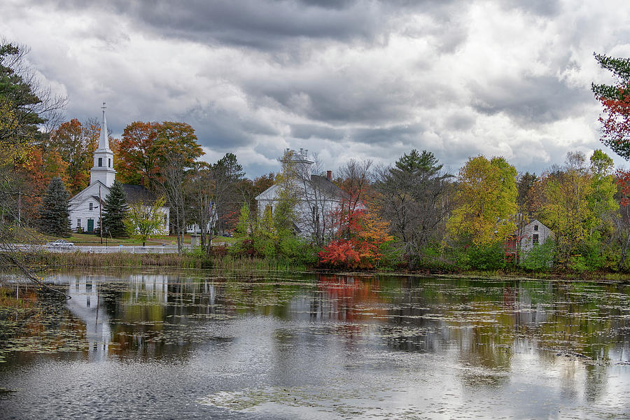 Fall Photograph - Harrisville, NH by Bob Doucette