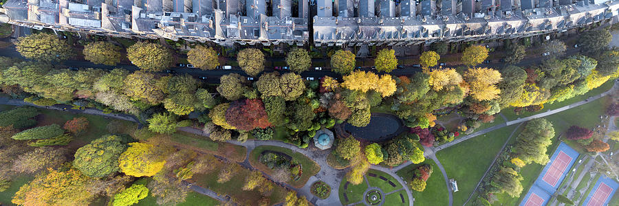 Harrogate Valley Gardens aerial north yorkshire Photograph by Sonny Ryse