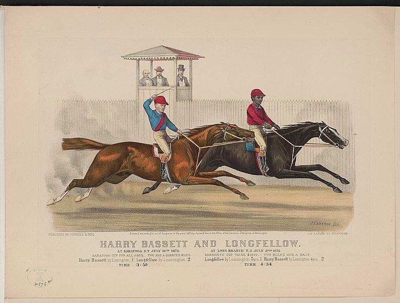 Harry Bassett and Longfellow at Saratoga Photograph by Popular Art - Pixels