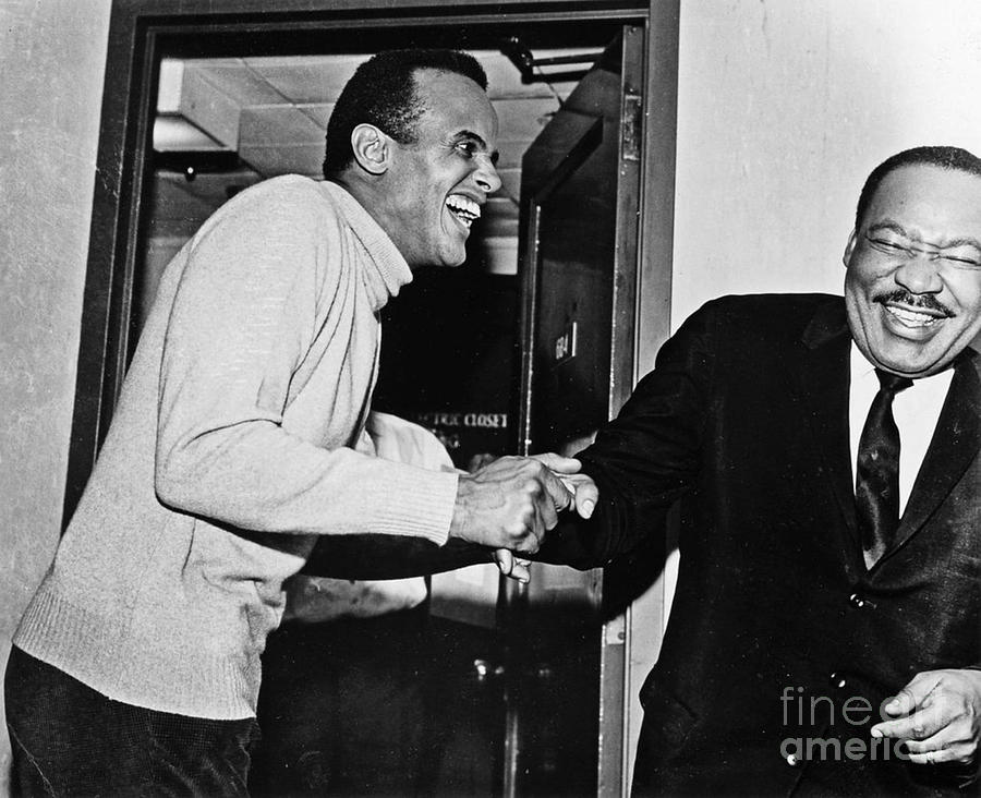 Harry Belafonte and Martin Luther King Jr. Share a Laugh Together by Pd