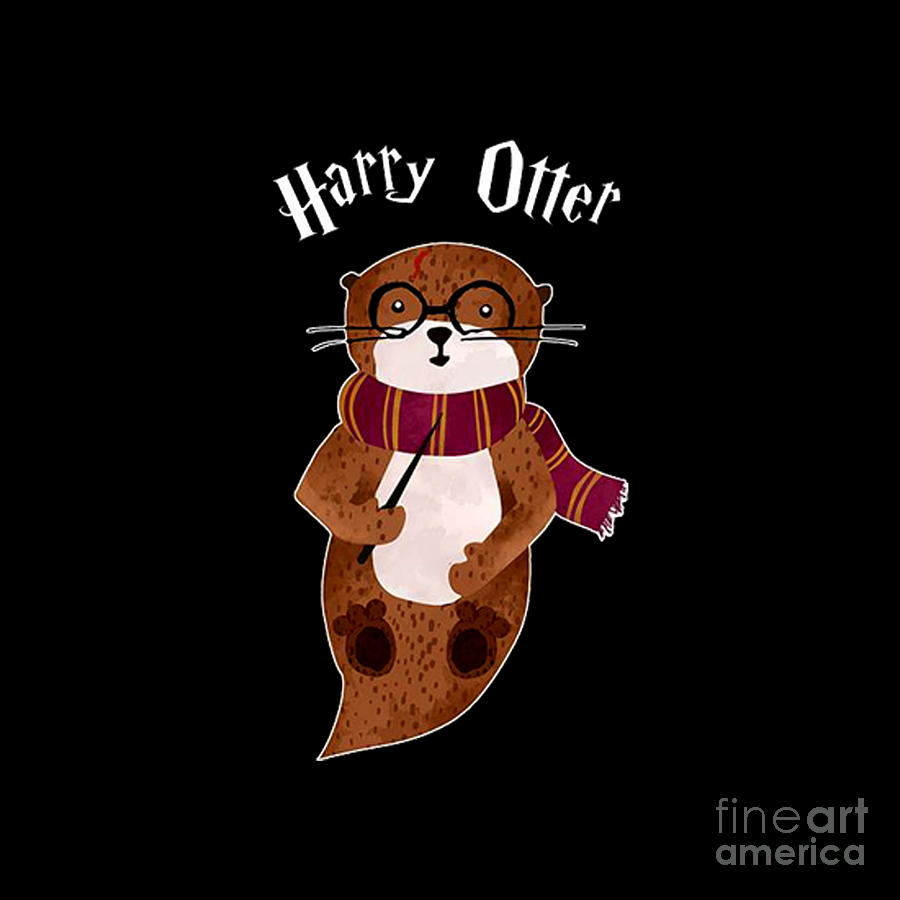 Harry Otter Apron Digital Art by Appafo Ghondsary