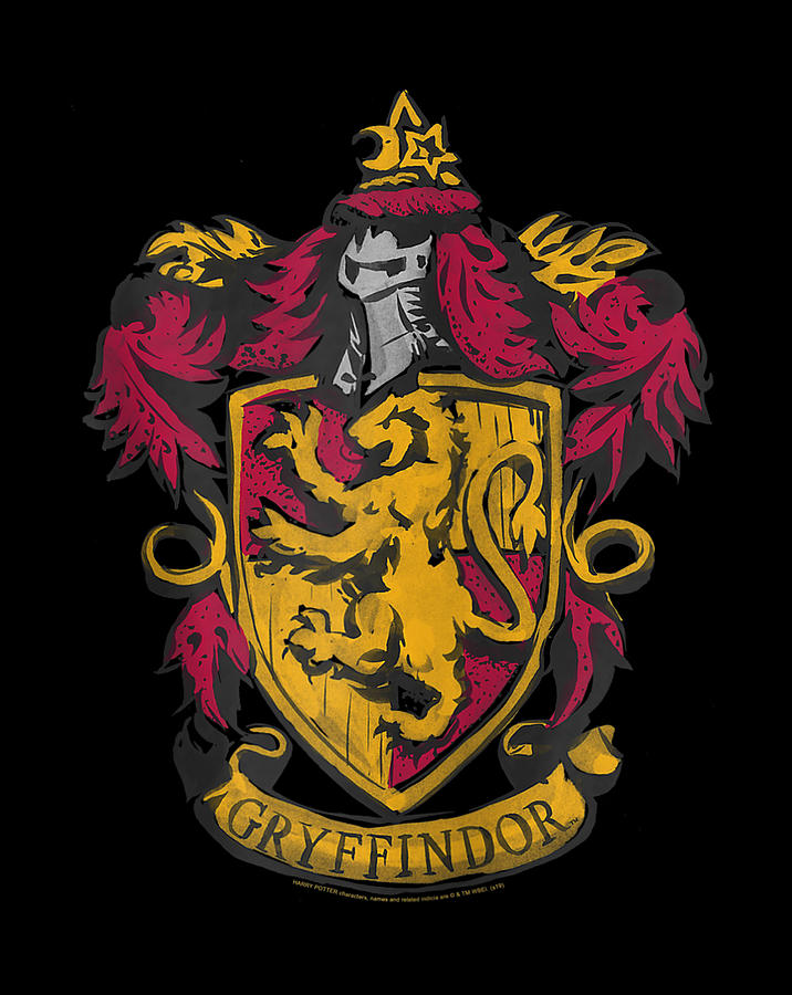 Harry Potter Drawn Gryffindor Crest Digital Art by Nguyen Hung