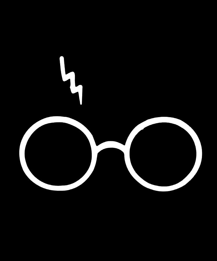 Harry Potter Lightning Glasses Digital Art by Agus Wahono