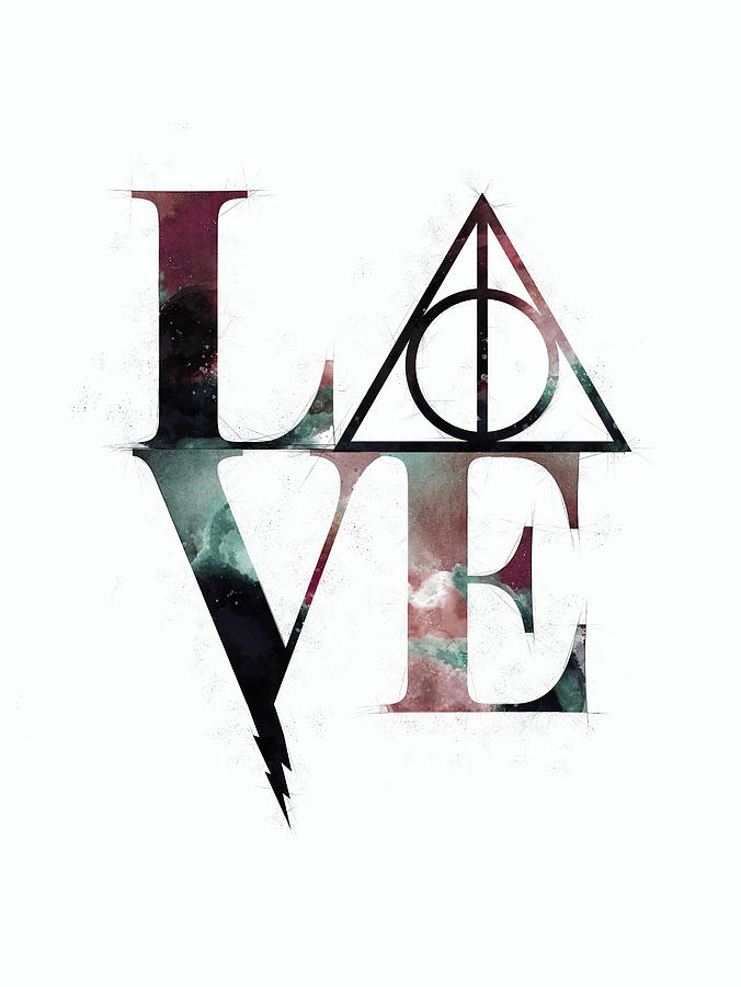 Harry Potter Love Always Watercolor II Painting by Ink Well