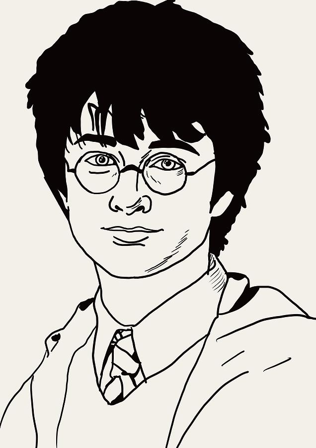 Harry Potter Digital Art by Meg Das - Pixels