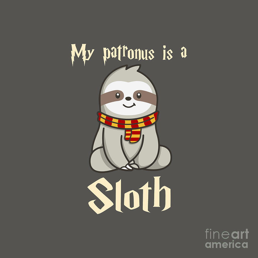 Harry Potter Sloth Drawing by Nadine Wani Hastuti - Fine Art America