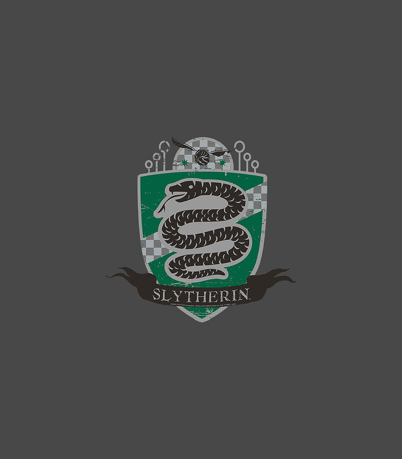 Harry Potter Slytherin Quidditch Crest Digital Art by Ranyav Karle ...