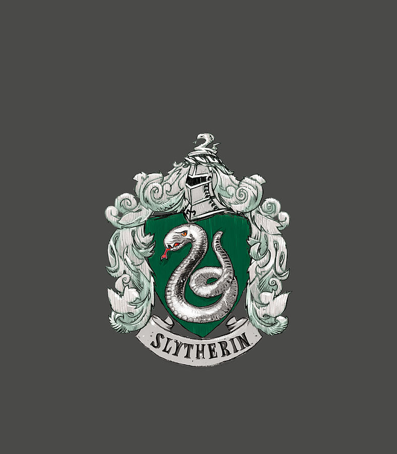 Harry Potter Slytherin Rough Crest Digital Art by Teo Sewa - Pixels