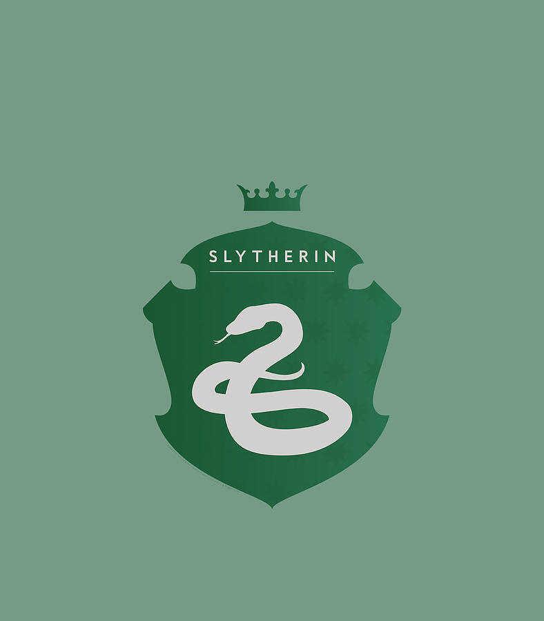 Harry Potter Slytherin Shield Crest Digital Art by Mollyw Marsa - Pixels