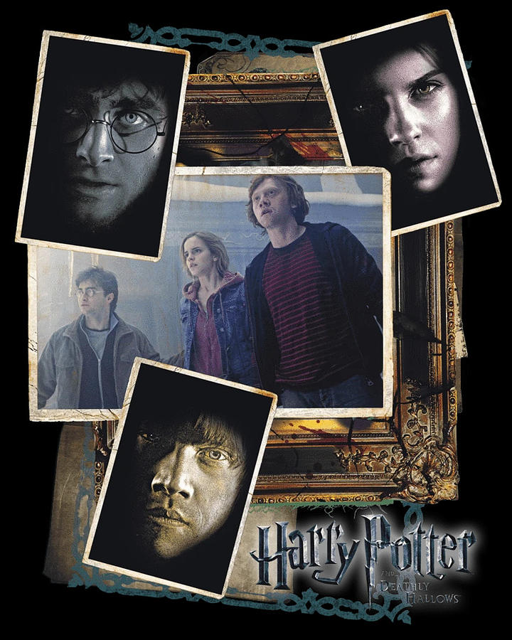 Harry Potter - Trio Collage Drawing By Bobby Deen - Pixels