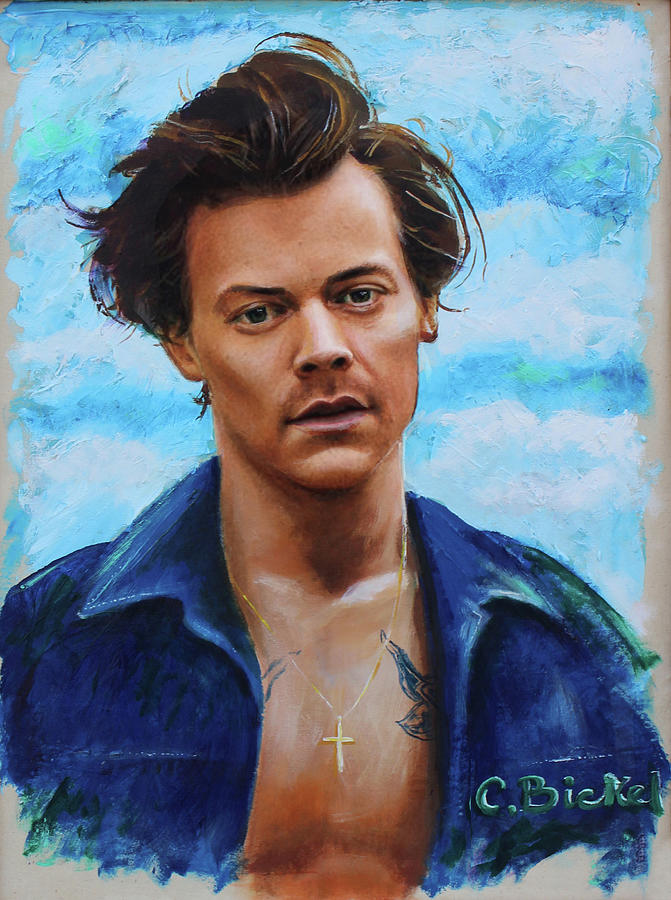 Harry Styles is a painting by Charles Bickel which was uploaded on February...
