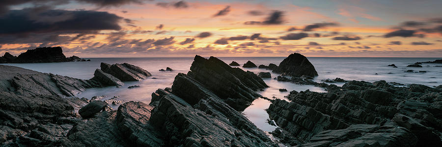 Hartland Quay North Devon south west coast path sunset Photograph by Sonny Ryse