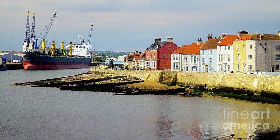 Hartlepool Harbour Houses Northern England Photograph by Martyn Arnold