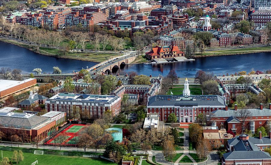 Harvard Campus On The Charles Photograph by Mountain Dreams