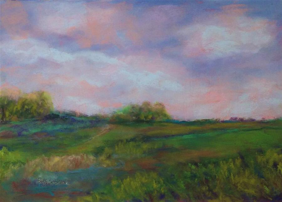 Harvest Fields Painting by Beth Sebring - Fine Art America