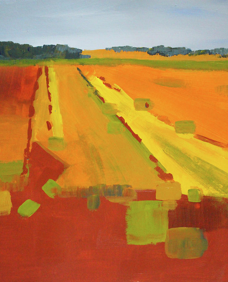 Harvest Gold Painting by Nancy Merkle
