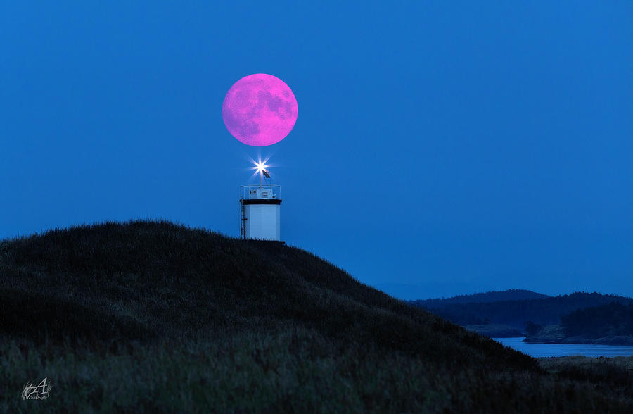 Harvest Moon Photograph by Thomas Ashcraft