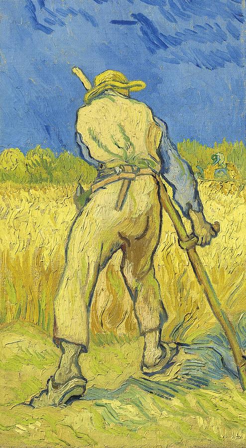 Harvesting Painting by Vincentvan Gogh - Fine Art America