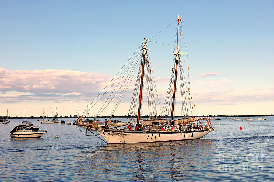 Boat Photograph - Harvey Gamage Plymouth MA by Janice Drew