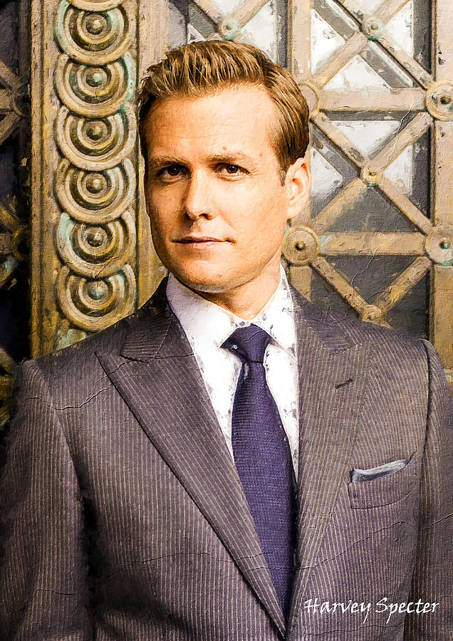 Harvey Specter Classic Painting Poster Poster Painting by Victoria ...