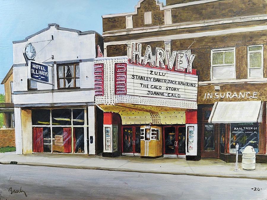 Harvey Theater Painting by William Brody
