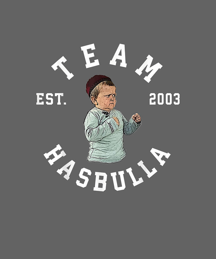 Hasbulla Team MMA Hasbulla Fight Meme Classic Painting by Mohammed Clarke