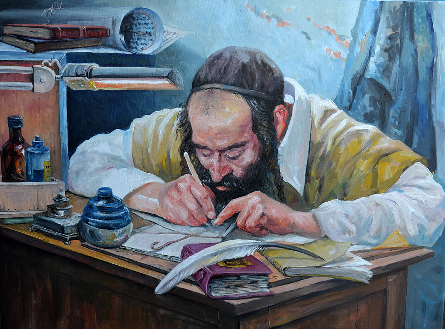Hasidic Judaism Painting by Eugene Maksim