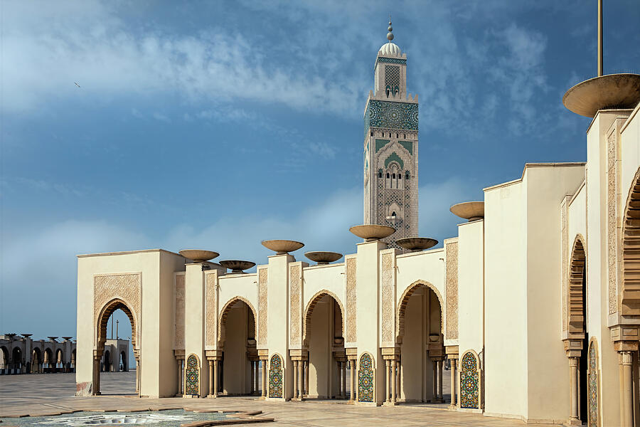 Hassan II Mosque Photograph by Bill Chardon Hassan II Mosque Photograph by Bill Chardon