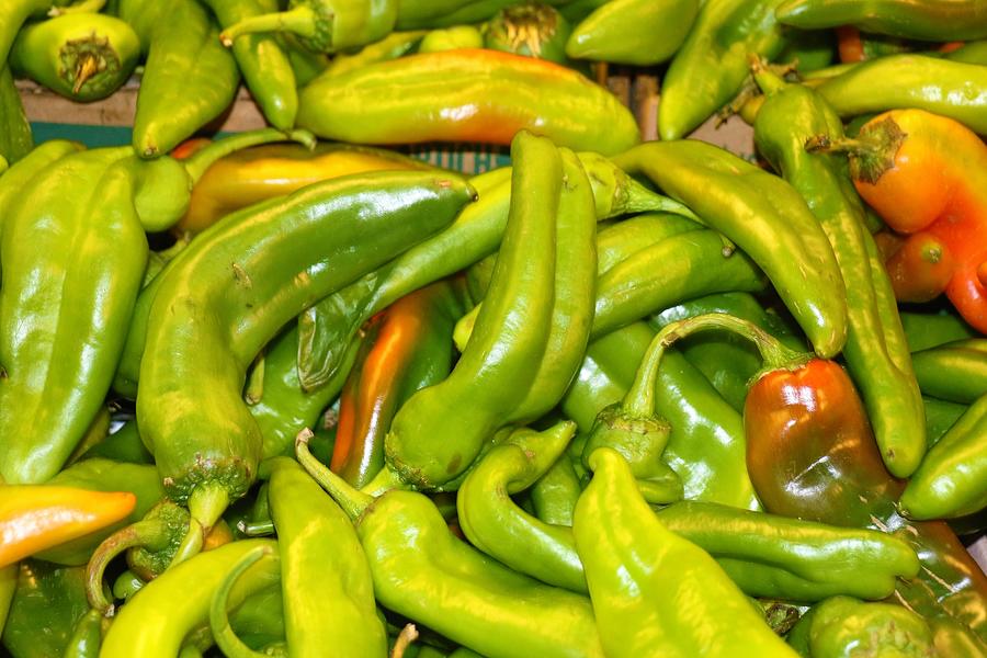 Hatch Chile Peppers From New Mexico Photograph by Sandra Kent | Fine ...