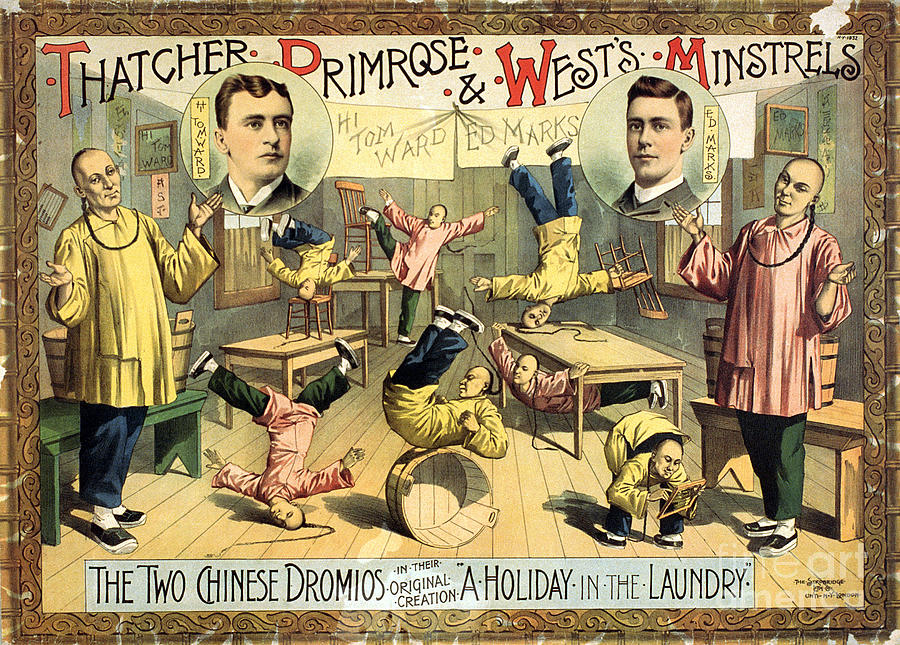 Hatcher, Primrose And Wests Minstrels Drawing by Granger