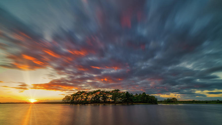 Hatchet Pond Sunset Photograph by Framing Places