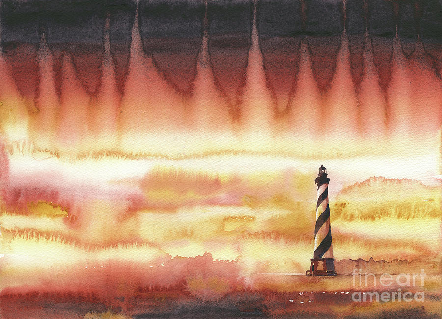 Nature Painting - Hatteras Sunset by Ryan Fox