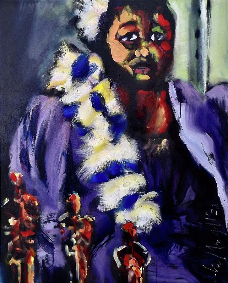 Hattie McDaniel Painting by Les Leffingwell