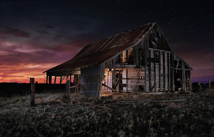 Haunted Barn Photograph By James Nelms Fine Art America