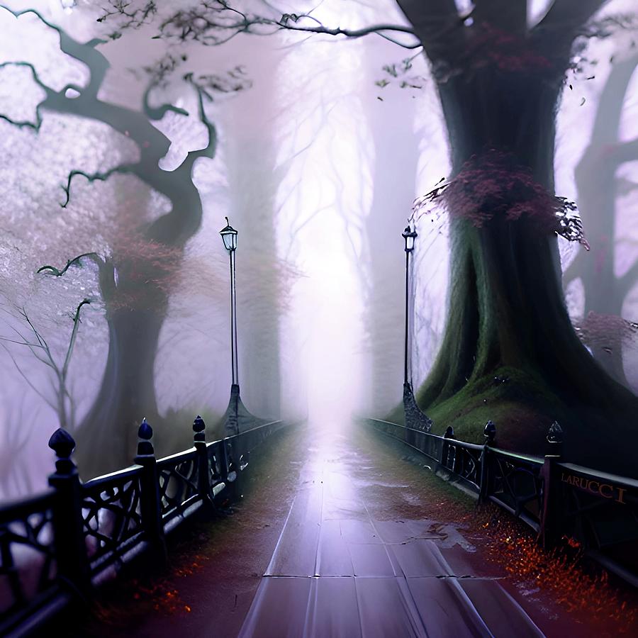 Haunted Bridge 10 Digital Art by Fred Larucci