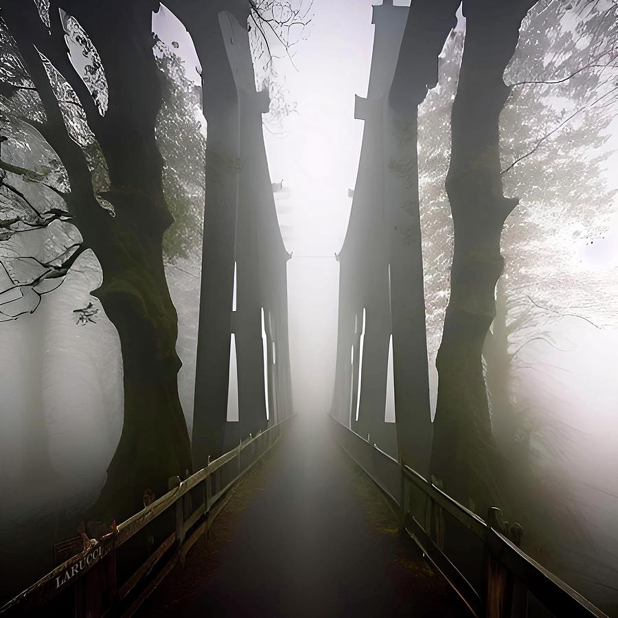 Haunted Bridge 14 Digital Art by Fred Larucci