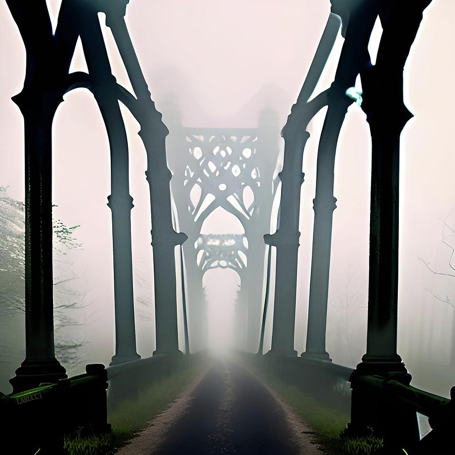 Haunted Bridge 8 Digital Art by Fred Larucci