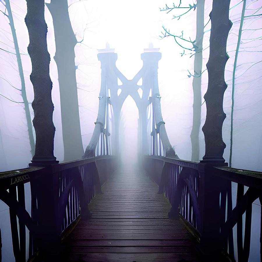 Haunted Bridge 9 Digital Art by Fred Larucci