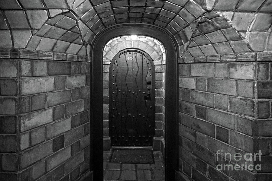Haunted by History - Mission Inn - Haunted Alcove - Riverside CA Photograph by Sad Hill - Bizarre Los Angeles Archive