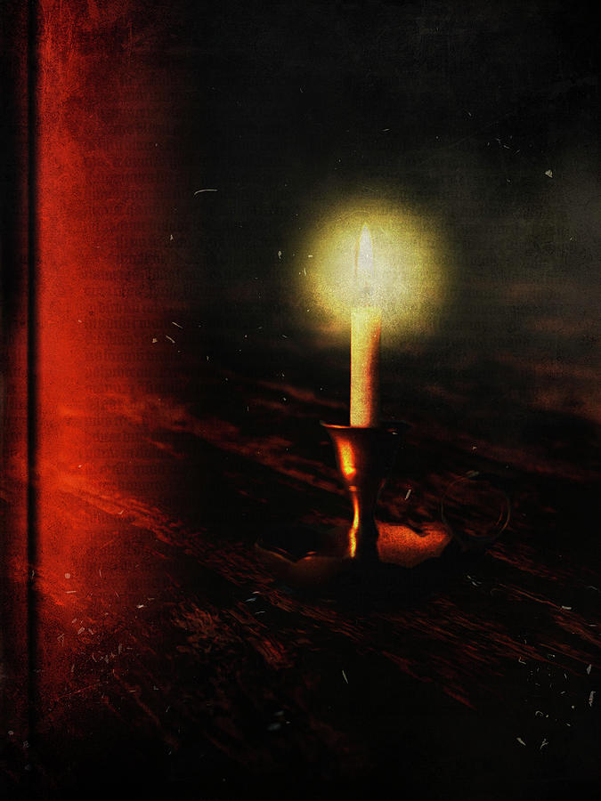 Haunted Candlelight  Mixed Media by Dan Sproul