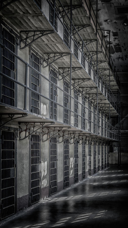 Haunted Cellblock - Wyoming Frontier Prison Photograph by Stephen Stookey