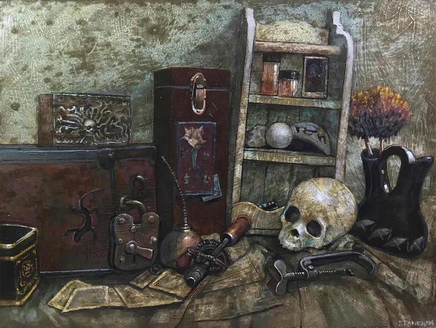 Haunted Cypher Painting by William Stoneham