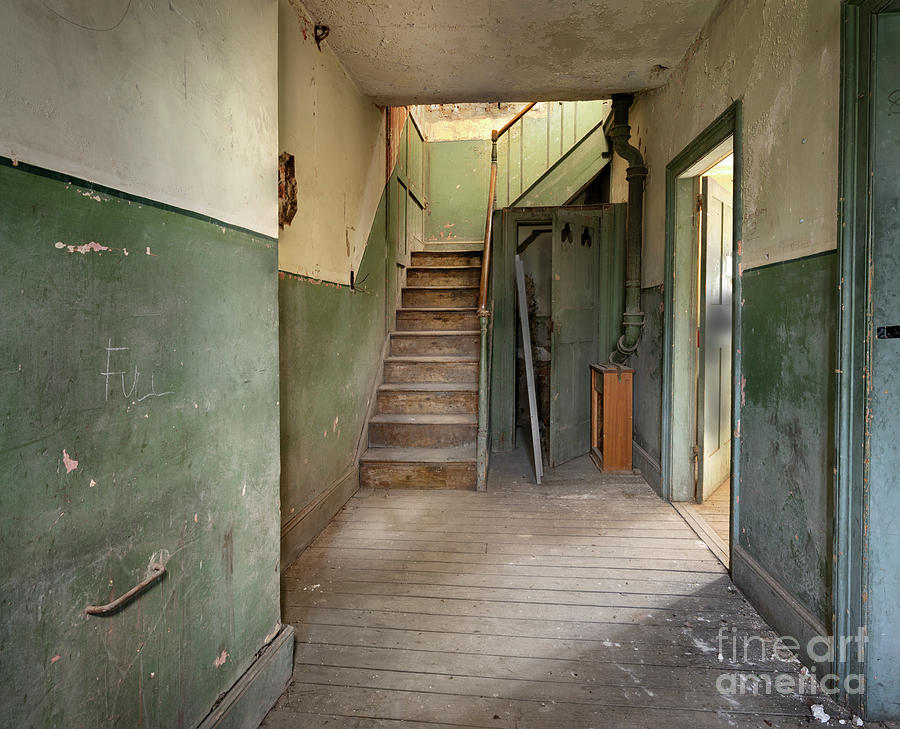 Haunted Hallway In Abandoned House Photograph By Anne Haile Fine Art America