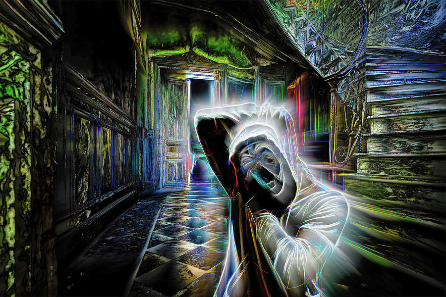 Haunted House Digital Art by Lisa Yount