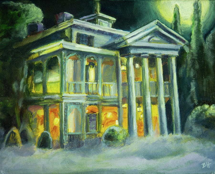 Haunted Mansion Painting by Brett Hardin
