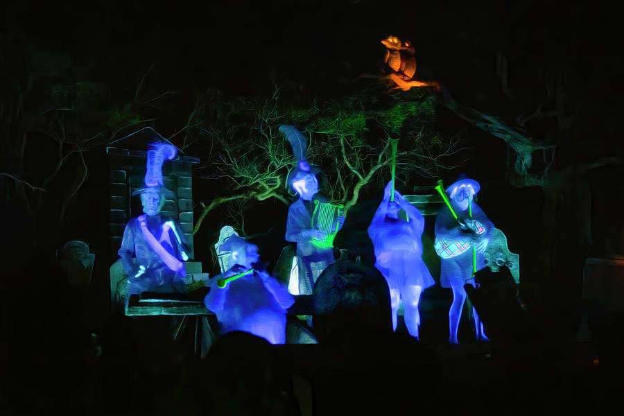Haunted Mansion Ghost Band Photograph by Mark Andrew Thomas