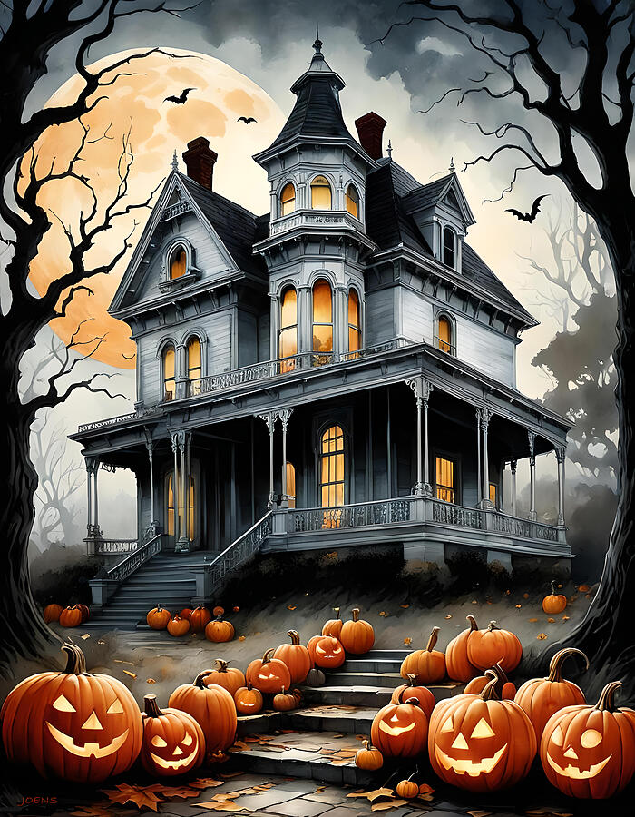 Haunted Mansion Digital Art by Greg Joens