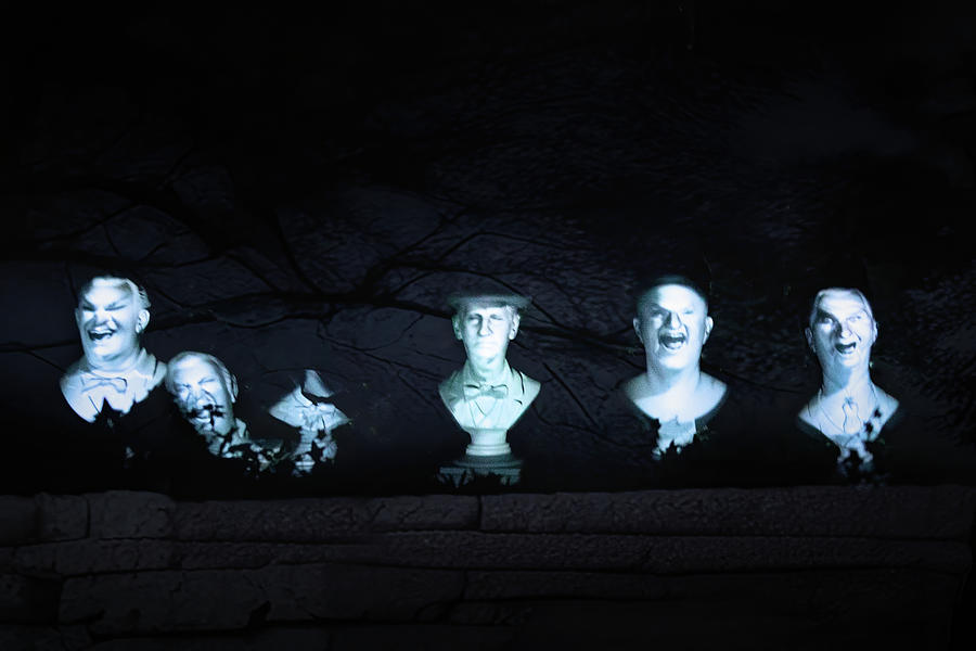 Haunted Mansion Singing Busts Photograph by Mark Andrew Thomas