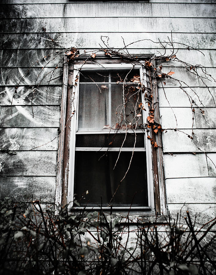 Haunted Salem Window Photograph by Sonja Quintero