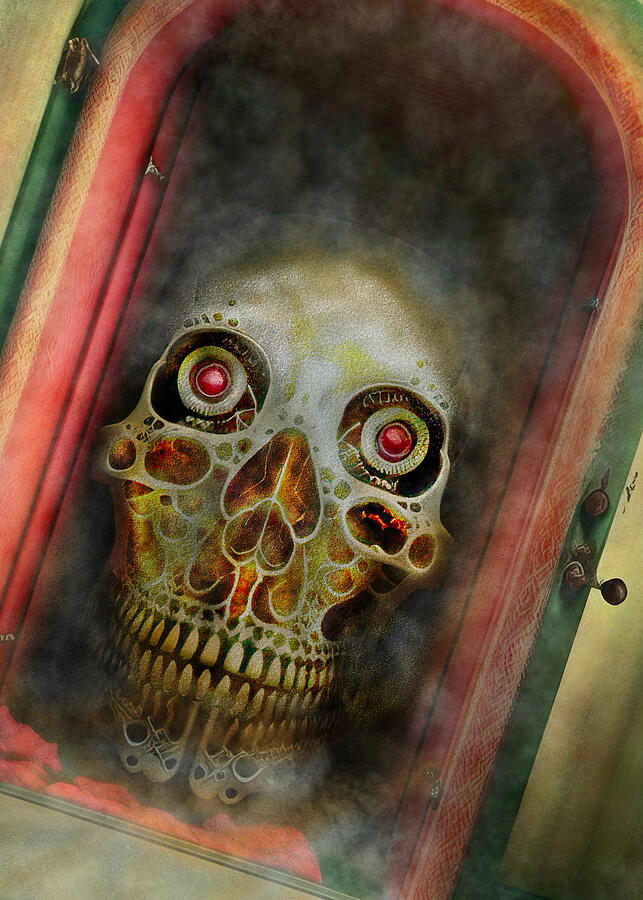 Haunting Beauty Echoes of Mortality A Captivating Surreal Print by Bob Orsillo Painting by Bob Orsillo Haunting Beauty Echoes of Mortality A Captivating Surreal Print by Bob Orsillo Painting by Bob Orsillo